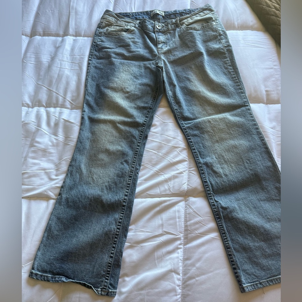 Vintage Lei Bootcut Blue Jeans - Juniors 17 Short